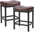 Counter Stools Set of 2 Upholstered Counter Height Bar Stools by Unknown