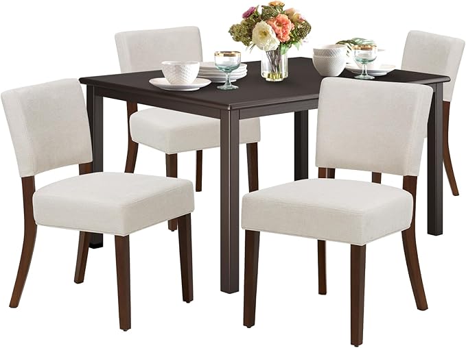 COLAMY 60 Inch Rectangular Kitchen Dining Table by COLAMYINC