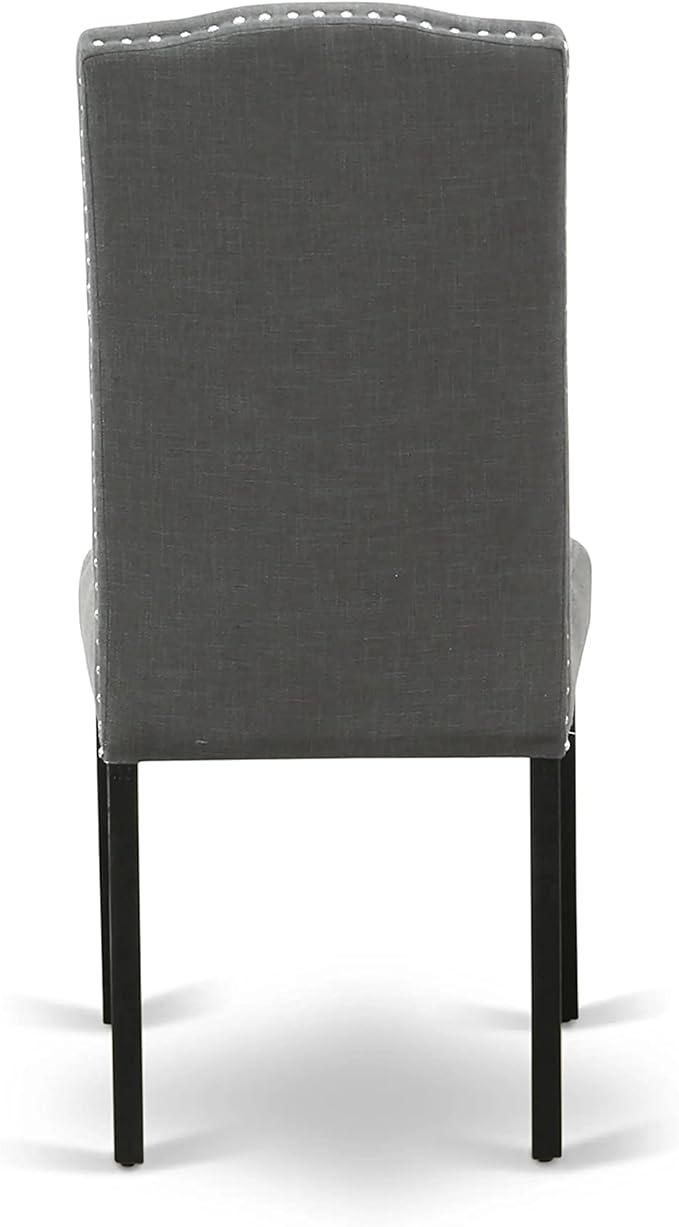 East West Furniture LGEN7-BLK-20 7 Piece Kitchen Table Set Consist of a - Image 11
