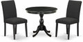 East West Furniture AMAB3-ABK-24 3 Piece Modern Dining Table Set Contains a by EastWestFurniture