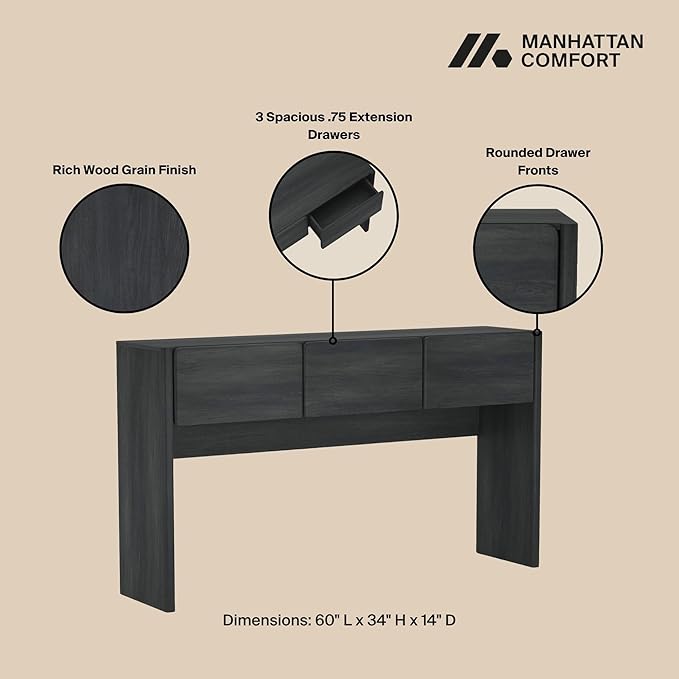 Manhattan Comfort Linda Modern Console Table - Image 4