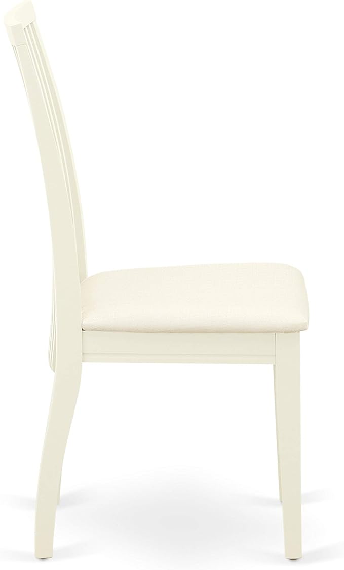 East West Furniture WEIP5-WHI-C 5 Piece Dining Room Table Set Includes a - Image 9