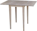 IC International Concepts, Solid Wood Small Drop Leaf Dining Table, Solid Real by InternationalConcepts