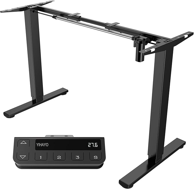 YIHAYO Standing Desk Frame, DIY Workstation, Frame Only, Adjustable Desk by YIHAYO