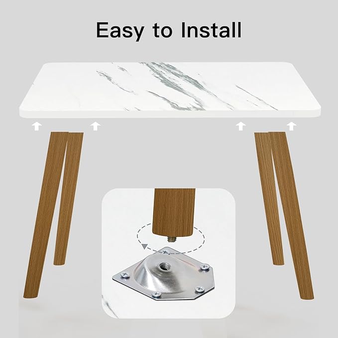 Small Coffee Table for Small Space, Low Table, Floor Table Desk for Sitting on - Image 6