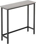HollyHOME Narrow Console Table, 29.5" Slim Entryway Table, Sofa Stand, Hallway by HollyHOME