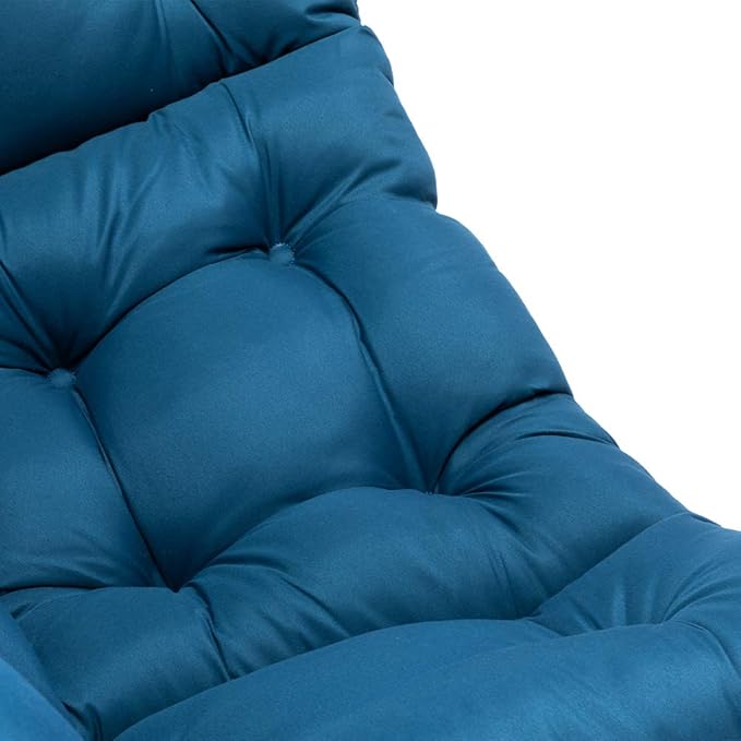 HollyHOME Modern Fabric Large Lazy Accent Chair, Oversized Comfy Reading Lounge - Image 9