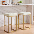 24KF Contemporary Counter Height Bar Stool Set of 2 by WEMARTHOMEDECOR