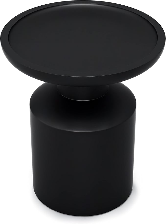 SIMPLIHOME Haynes 16-inch Wide Solid Mango End Table in Black, Handcrafted - Image 4