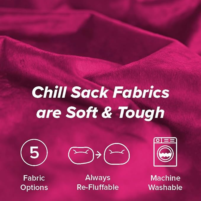 Chill Sack Bean Bag Chair: Giant 5' Memory Foam Furniture Bean Bag - Image 4