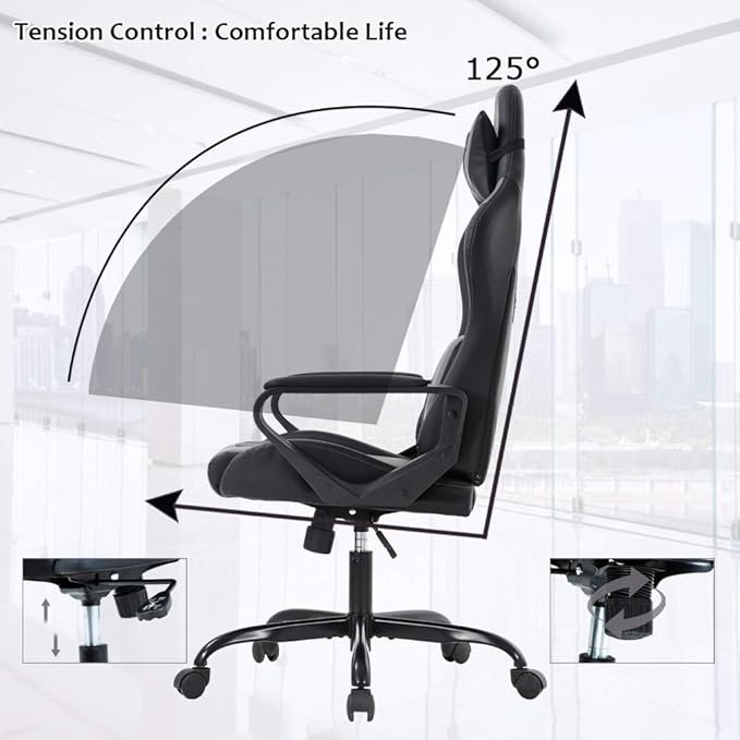 PC Gaming Chair Ergonomic Office Chair Cheap Desk Chair Executive Task Computer - Image 4