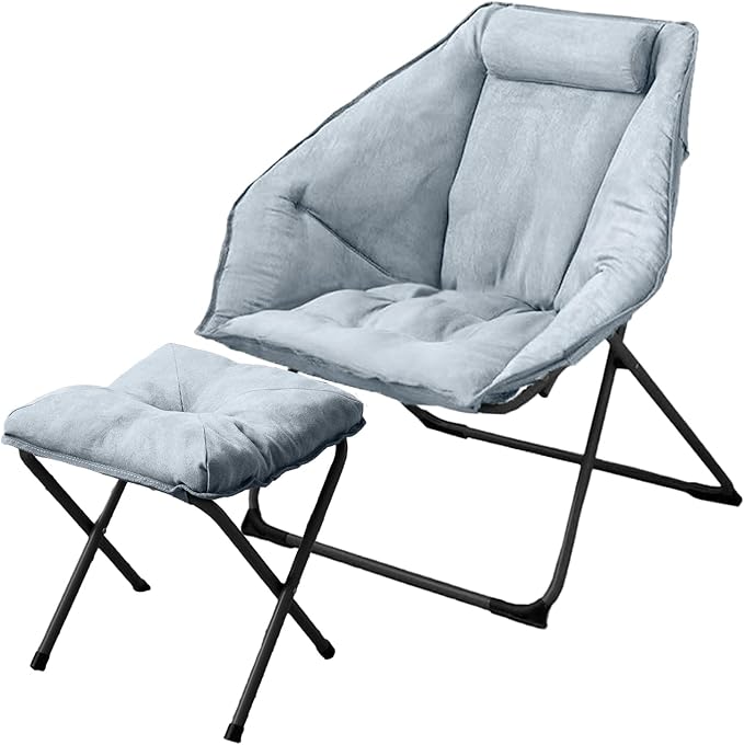 Hexagon Foldable Living Room Chair, Saucer Chair by Unknown