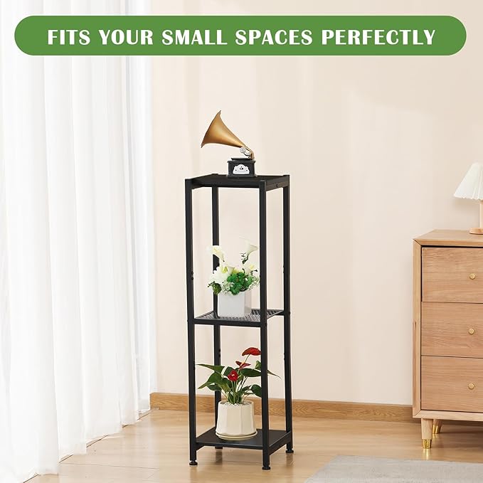 Extra Tall Plant Stand Indoor, 40 Inch Plant Stands, 3 Tier Metal Plant Stand - Image 6
