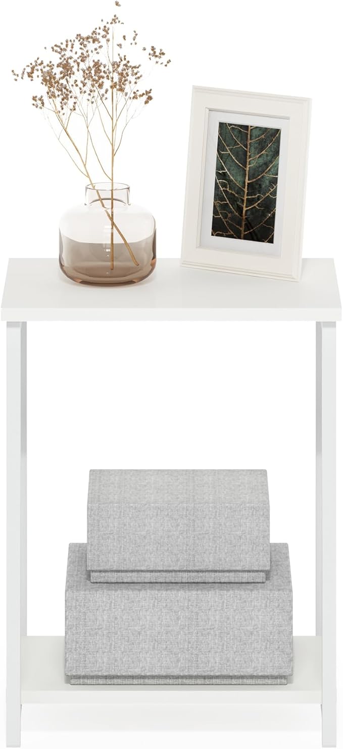Furinno Simplistic Industrial Metal Frame End Table - Image 5