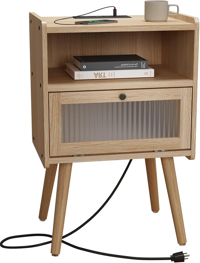 Mid Century Modern Nightstand by SOOWERY