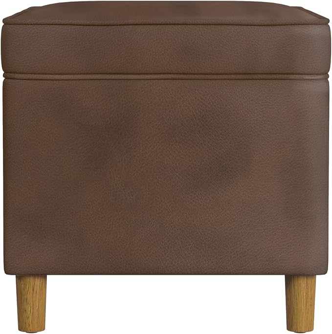 Home Decor | Dinah Collection Modern Storage Ottoman | Ottoman - Image 4