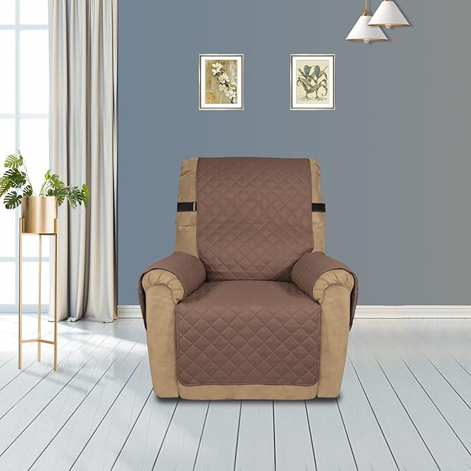 PureFit Reversible Sofa Cover Water Resistant Recliner Couch Cover, Machine - Image 2