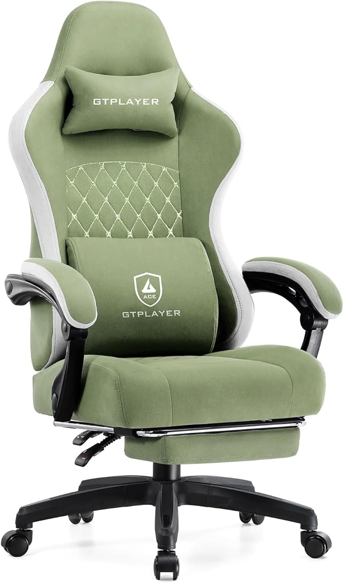 GTPLAYER Office Chair, Gaming Computer Desk Fabric Chair by GtracingDirect