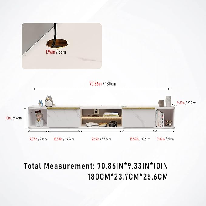 Pmnianhua LED Floating TV Stand - Image 4