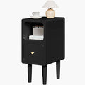 Narrow Nightstand, Solid Wood Night Stand by MVPSONAG