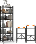 BAYOYONI 6 Tier Industrial Bookshelf by BAOYOUNI