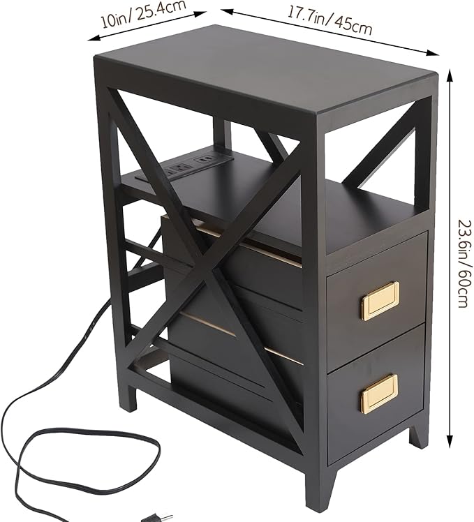 Fully Assembled Narrow Side Table - Image 3