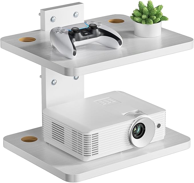 WALI Floating TV Shelf, Holds Up to 22lbs, Wooden Wall Mounted Shelves by WALI