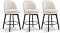 Counter Height Barstools 26 inch Upholstered Swivel Bar Stools by Kislot