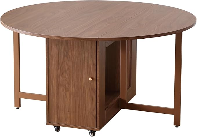 47.3" Round Folding Dining Table by HOME