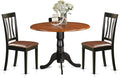 East West Furniture DLAN3-BCH-LC 3 Piece Kitchen Table Set by EastWestFurniture