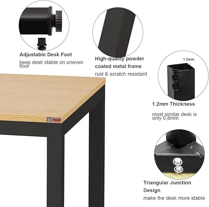 Need Small Computer Desk for Home&Office- 31.5'' Length Small Writing Desk - Image 5