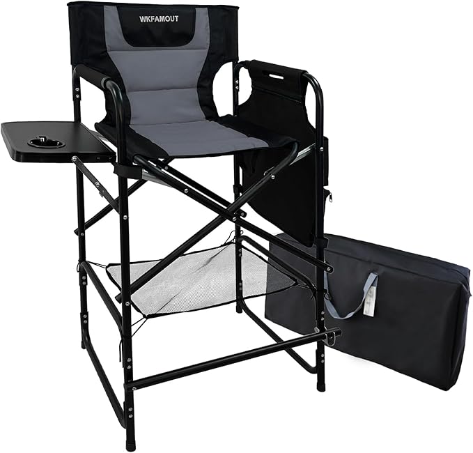 Tall Folding Directors Chair by WKFAMOUTCAMP