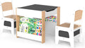 Asweets Kids Table and Chair Set, 4 in 1 Toddler Desk by Asweets