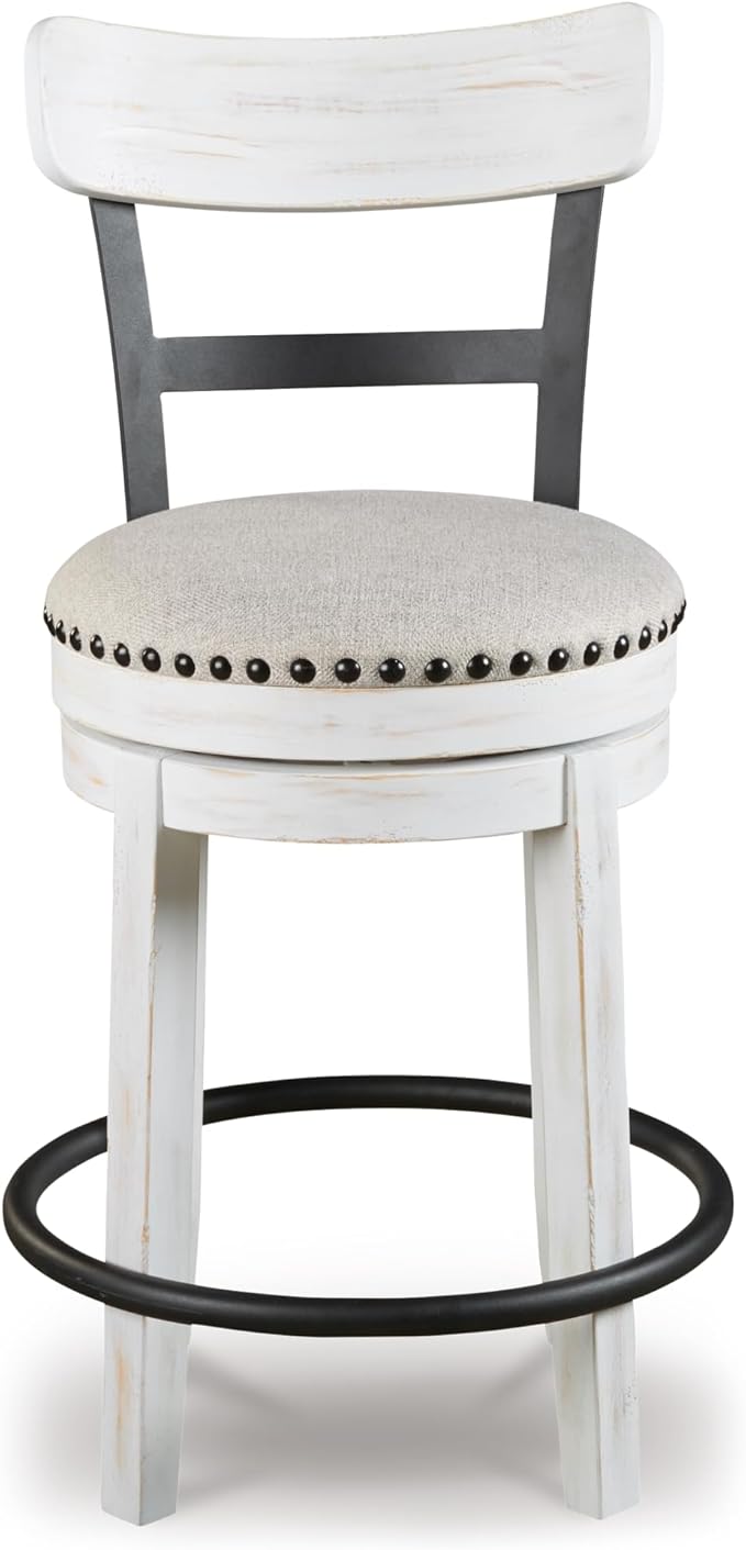 Signature Design by Ashley Valebeck 24.5" Modern Swivel Counter Height Barstool - Image 4