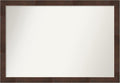 Amanti Art Brown Bathroom Mirror by AmantiArt