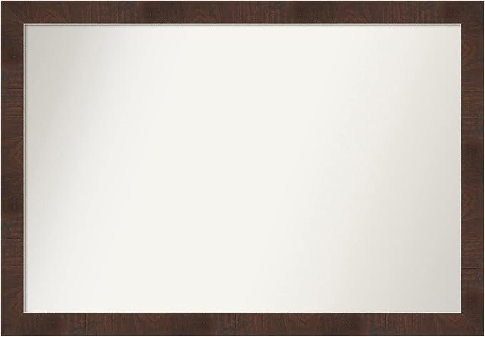 Amanti Art Brown Bathroom Mirror by AmantiArt