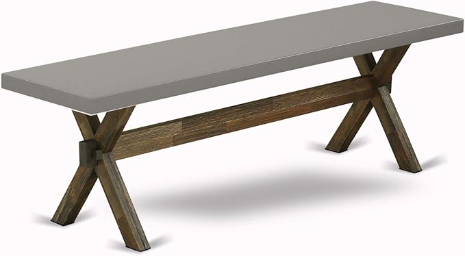 East West Furniture X797FL716-6 6 Piece Dining Table Set Contains a Rectangle - Image 5
