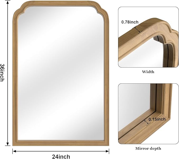 WallBeyond Wood Bathroom Mirrors - Image 6