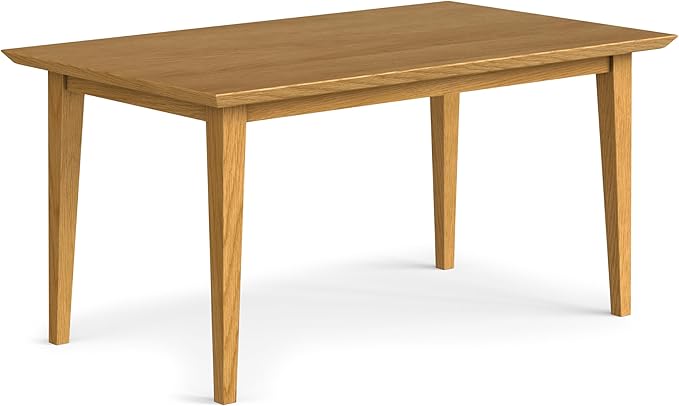 SIMPLIHOME Colby Dining Table, Solid Wood Oak Veneer in Oak, 60 x 36 inches - Image 7