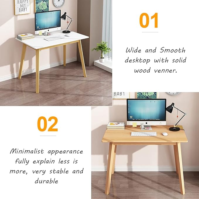 IOTXY Simple Wooden Writing Desk - Image 7
