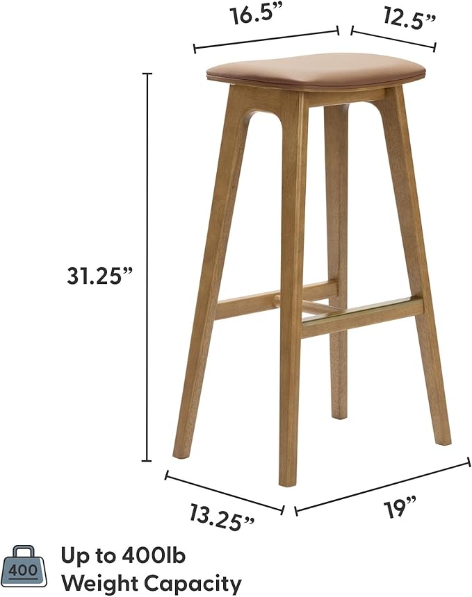 Plank+Beam Beryl Bar Height Stool - Image 2