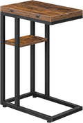 HOOBRO Foldable End Table, C Shaped Side Table by HOOBRO