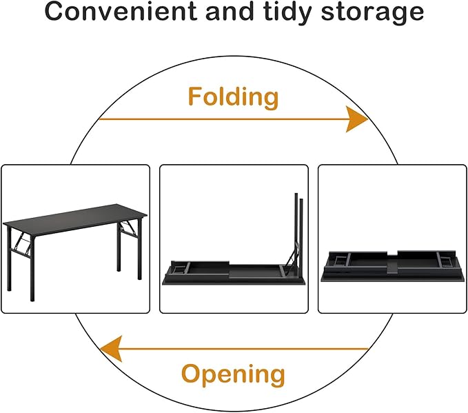 Need Folding Computer Desk, Large 60 inches Folding Table - Image 5