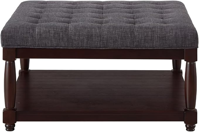 24KF Upholstered Square Coffee Table - Image 4