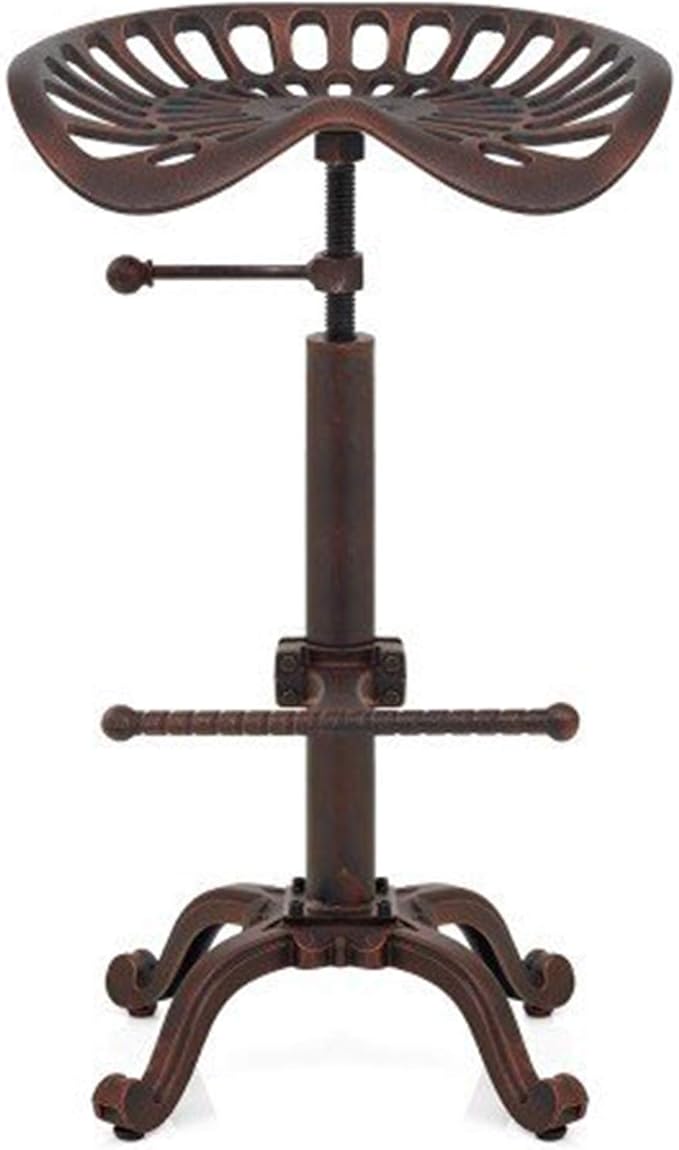 LOKKHAN Rustic Industrial Bar Stool by LOKKHAN