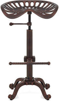 LOKKHAN Rustic Industrial Bar Stool by LOKKHAN