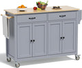 Rovibek Large Kitchen Island on Wheels by Rovibek
