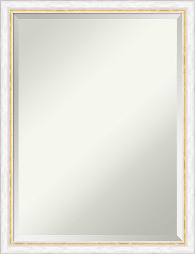Amanti Art White Bathroom Mirror by AmantiArt