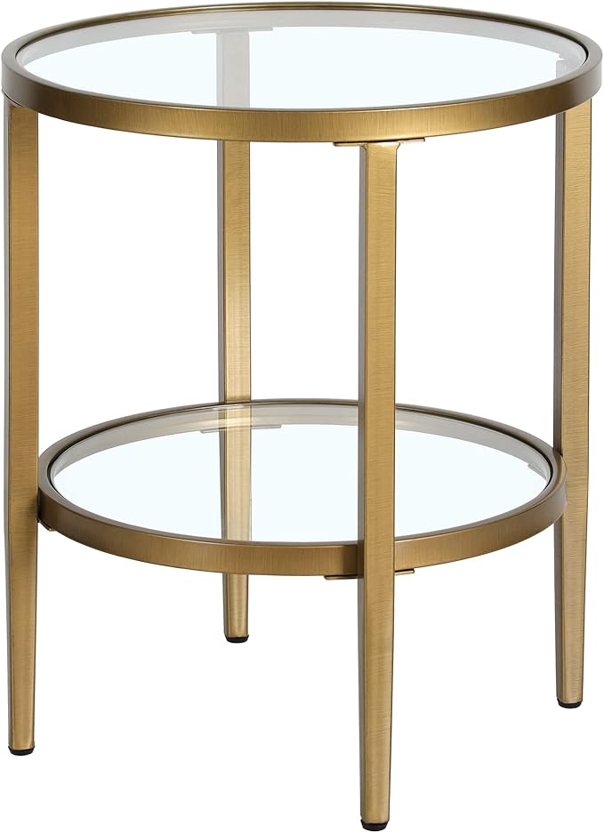 Henn&Hart 20" Wide Round Side Table by HennHart