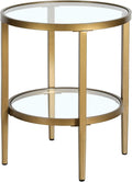 Henn&Hart 20" Wide Round Side Table by HennHart